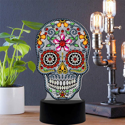 Diamond Painting Night Lamp Lamp Card DIY Decorative Painting Night Lamp Bedroom Lighting Night Lamp DIY Diamond Painting Lamp with LED Lamp Child Night Lamp Bedside Night Lamp Home Decoration Lamp