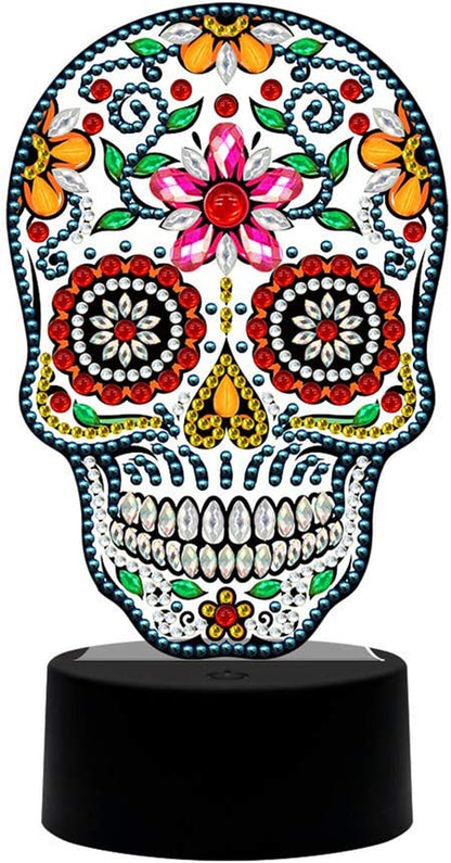 Diamond Painting Night Lamp Lamp Card DIY Decorative Painting Night Lamp Bedroom Lighting Night Lamp DIY Diamond Painting Lamp with LED Lamp Child Night Lamp Bedside Night Lamp Home Decoration Lamp